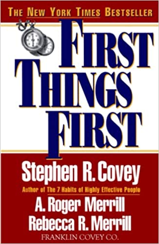 First Things First book cover